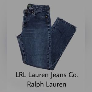 LRL Lauren Jeans Co. Ralph Lauren, Modern Slim, Straight Leg Jeans, Size 10